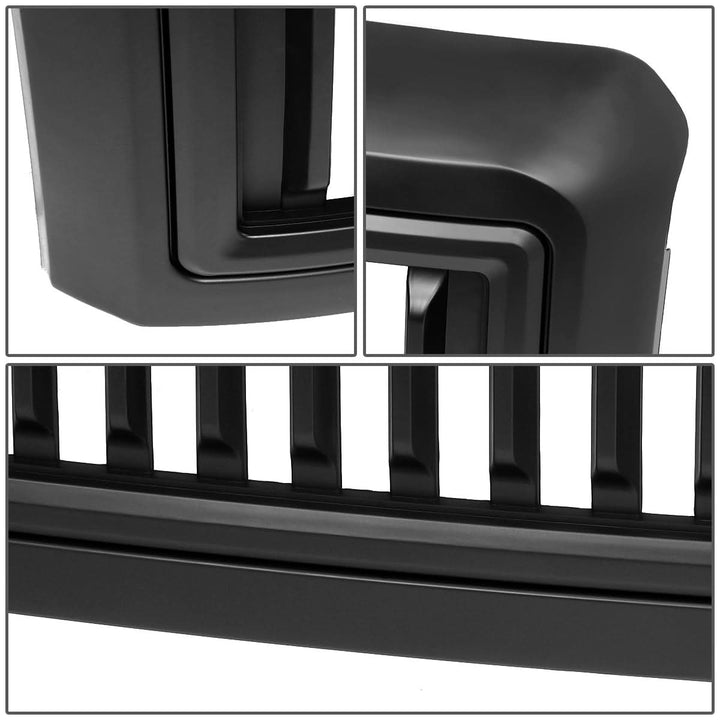 2008-2010 Ford F-250 F-350 F-450 F-550 Vertical Fence Grille Matte Black