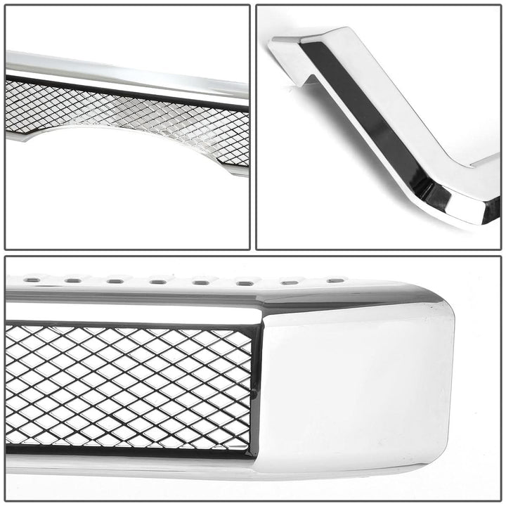 2011-2016 Ford F-250 F-350 Diamond Mesh Grille Overlay - Chrome