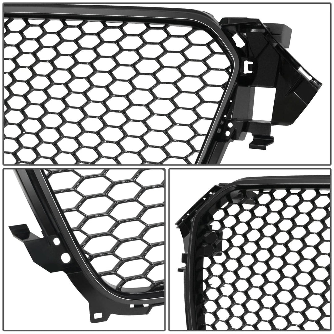 2013-2016 Audi A4 RS4 Style Front Grille Gloss Black