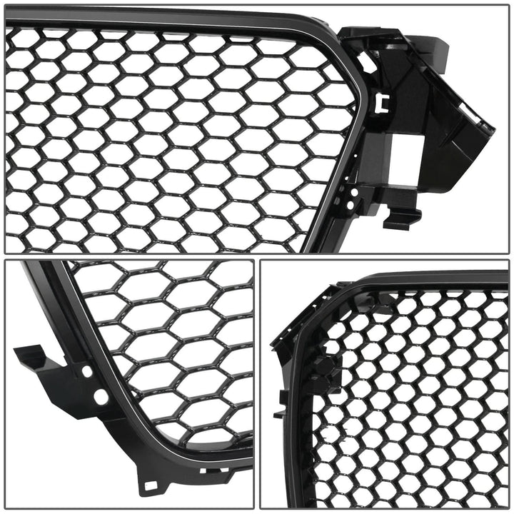 2013-2016 Audi A4 RS4 Style Front Grille Gloss Black