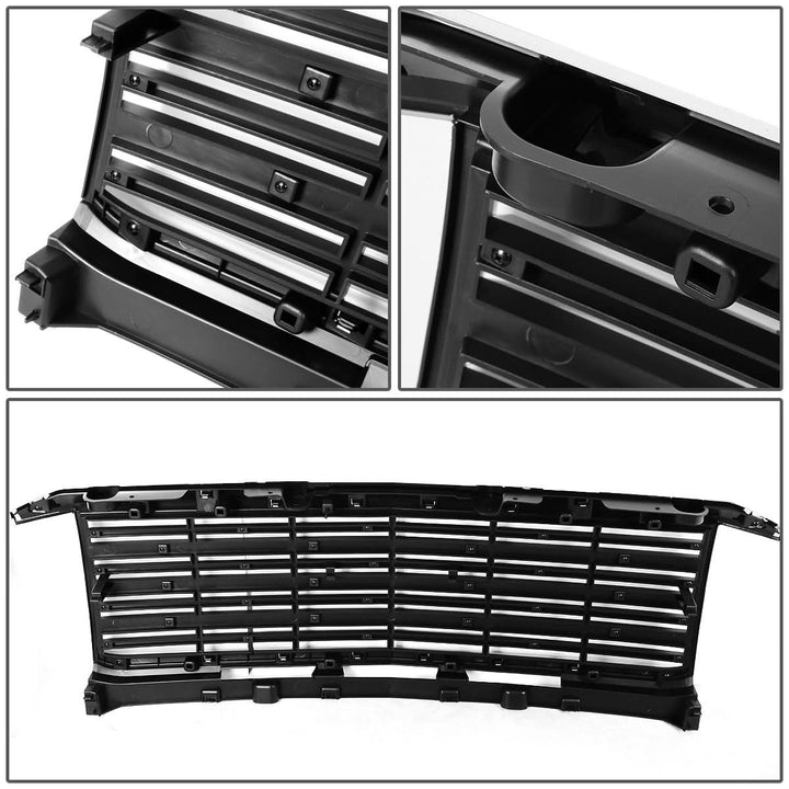 14-15 Chevrolet Silverado 1500 Horizontal Mesh Front Upper Grille - ABS