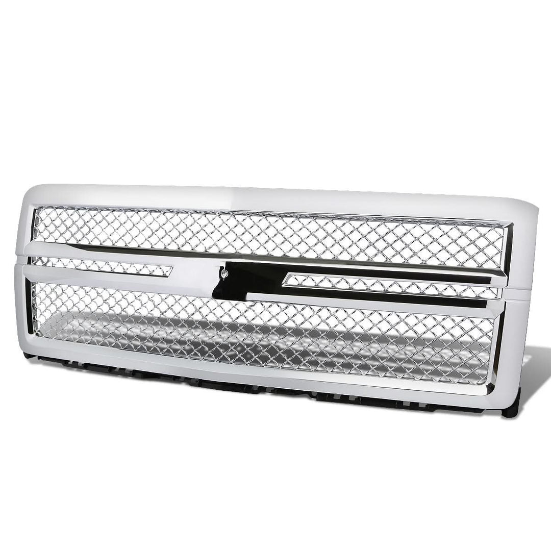 2014-2015 Chevrolet Silverado 1500 Diamond Mesh Style Front Grille - ABS