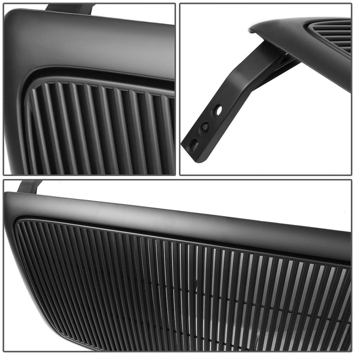 2004-2008 Ford F-150 Vertical Fence Style Grille - Matte Black