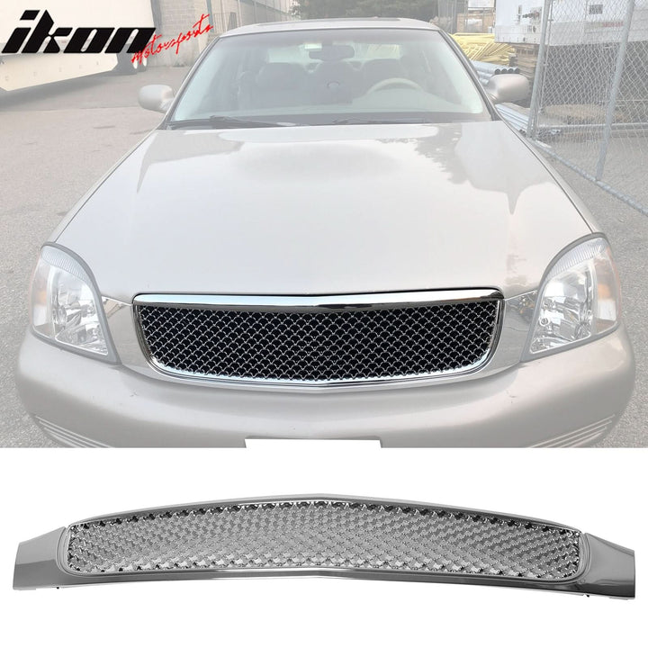 2000-2005 Cadillac Deville Diamond Mesh Style Chrome Front Grill ABS