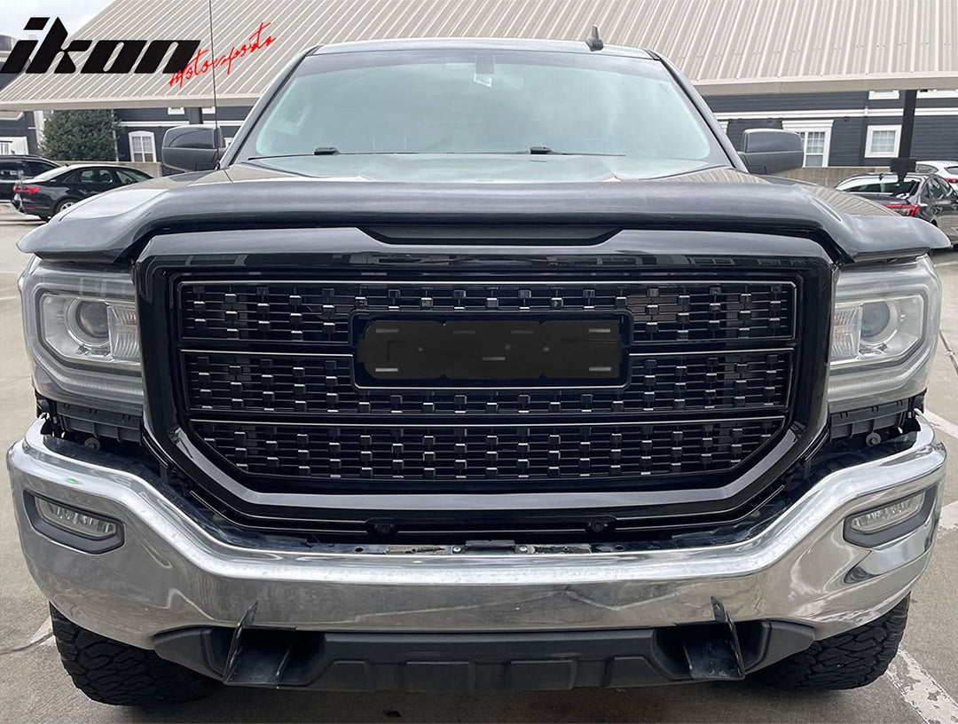2016-2018 GMC Sierra 1500 Grill Denali Style Car Front Grille Hood