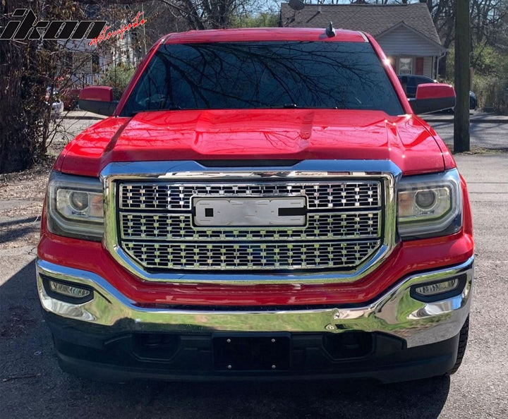 2016-2018 GMC Sierra 1500 Grill Denali Style Car Front Grille Hood