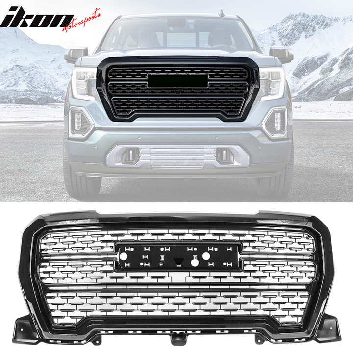 2019-2021 GMC Sierra 1500 Base SLE SLT Elevation Denali Hood Grille