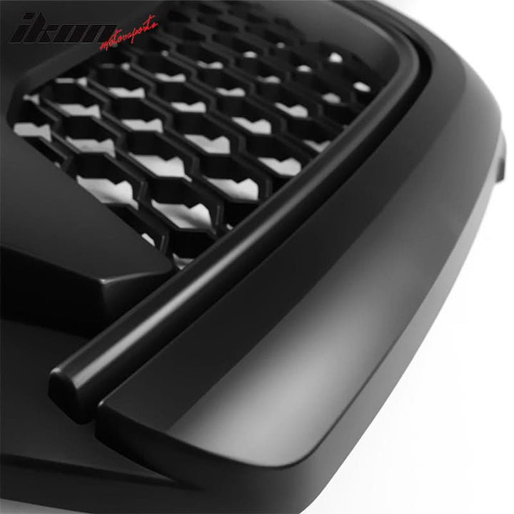 2013-2024 Dodge Ram 1500 Honeycomb R Style Black Front Grille ABS