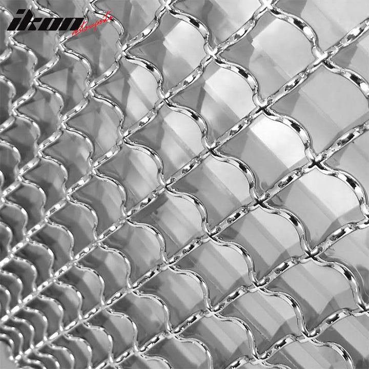 2004-2006 Chrysler Sebring Mesh Chrome Front Bumper Hood Grille ABS