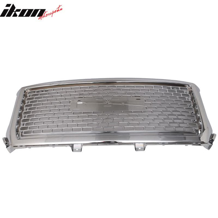2014-2015 GMC Sierra 1500 Vertical Chrome Front Upper Grille Grill ABS