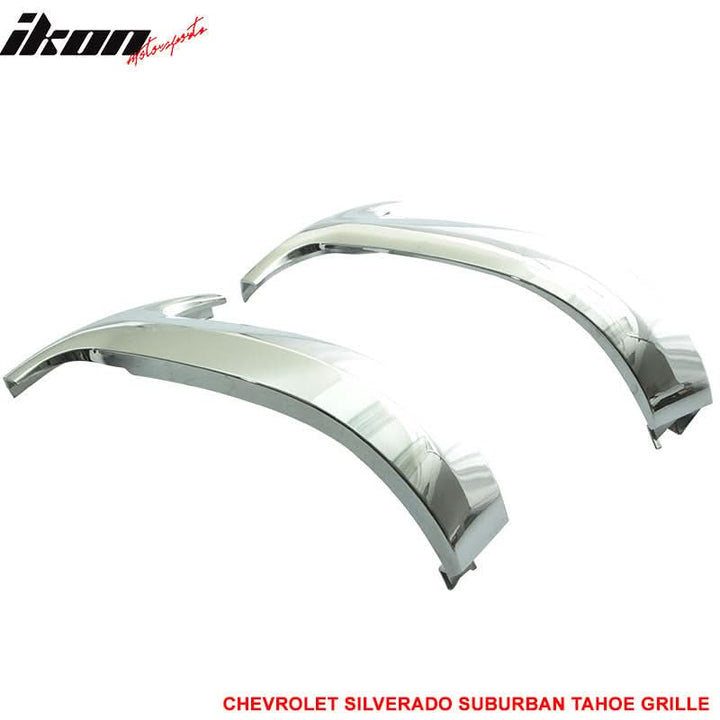 1999-2002 Chevy Silverado Suburban Tahoe Vertical Chrome Grille ABS