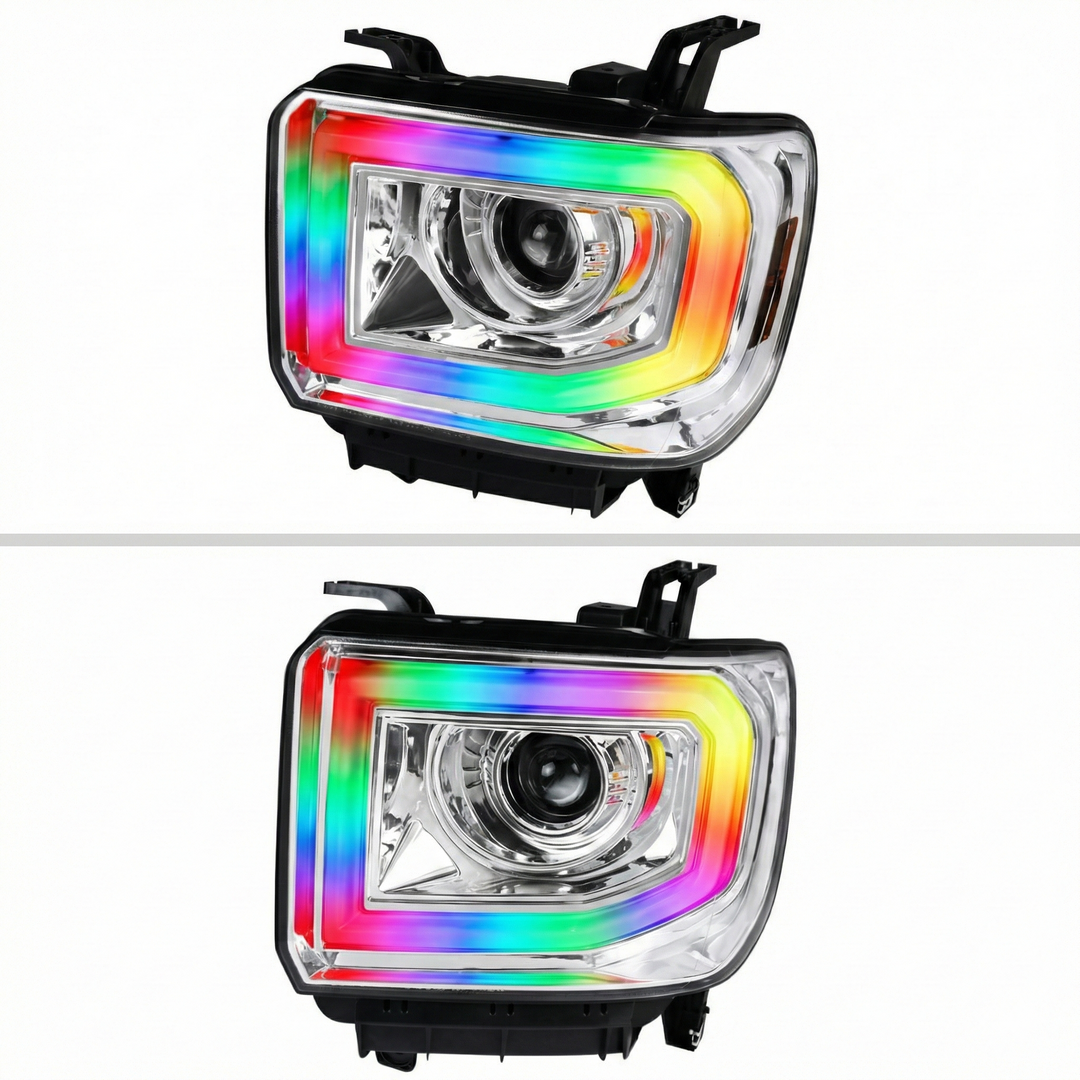 NTXGlow RGB headlights (14 - 19 GMC Sierra 1500 / 2500 / 3500)