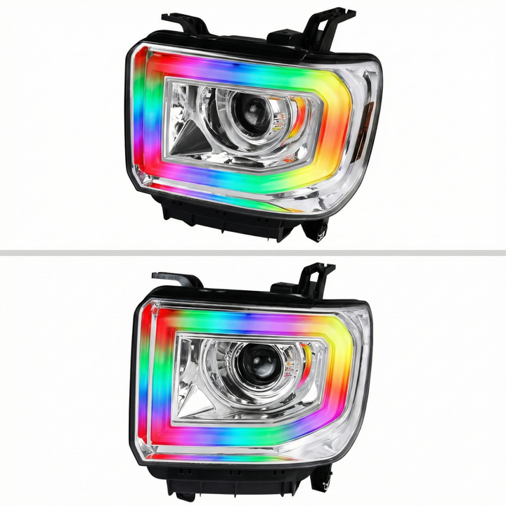 NTXGlow RGB headlights (14 - 19 GMC Sierra 1500 / 2500 / 3500)