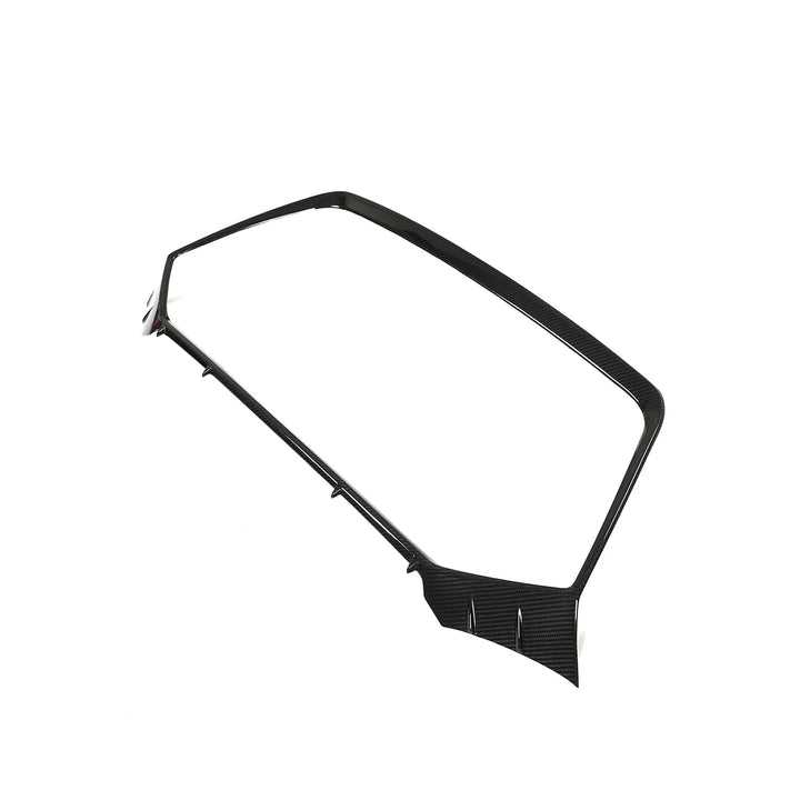 Audi RS6 C8 Avant Pre-Preg Dry Carbon Fiber Front Grille Insert Trim Cover 2019 - 2021