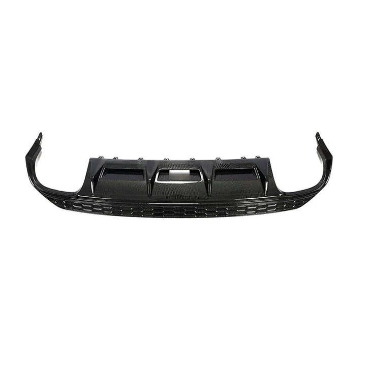 Audi A3 8V S-Line Sedan Carbon Fiber Gloss Black Rear Bumper Diffuser Lip 2016