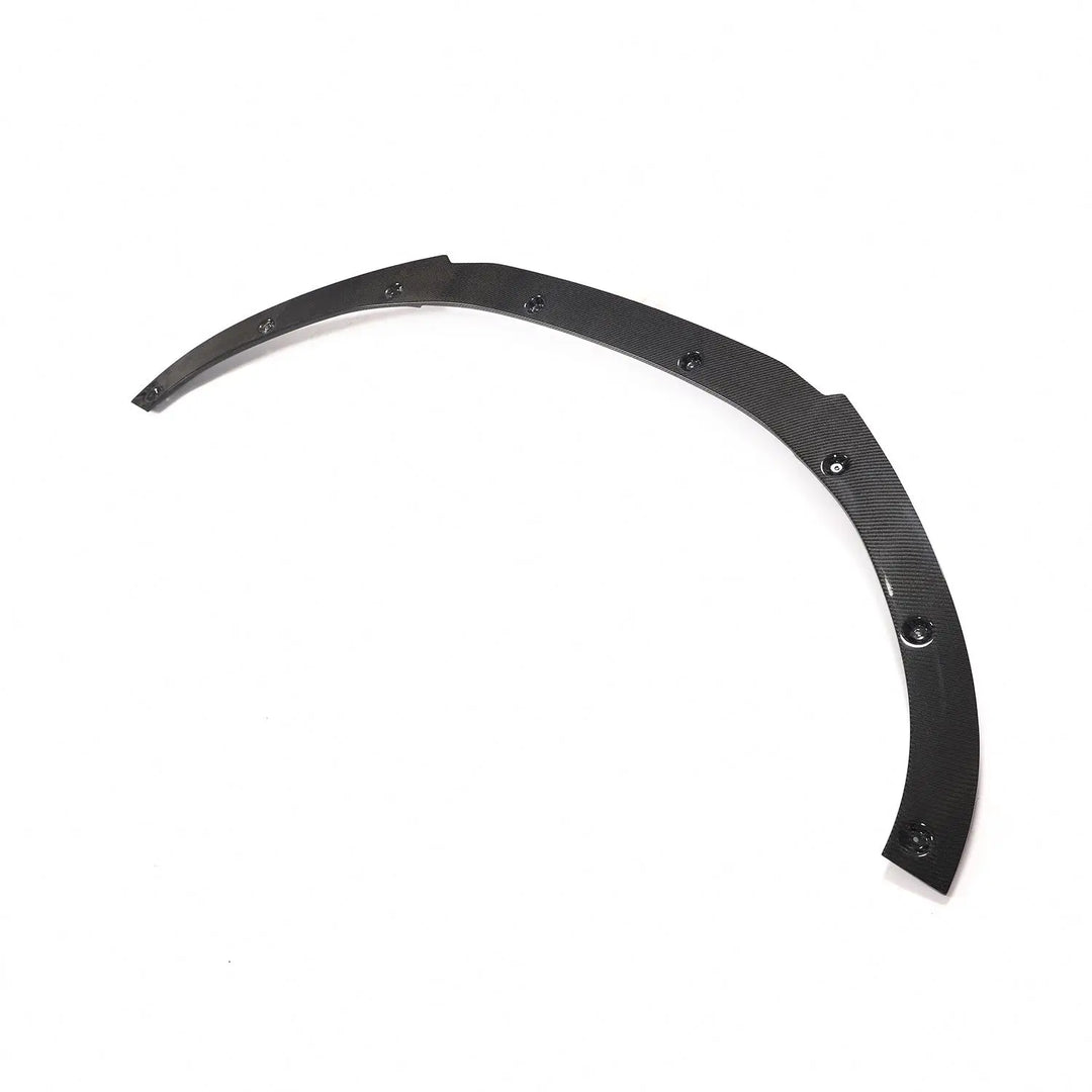 Audi RS6 C7 Carbon Fiber Front Center Lip – Gloss Black Splitter (2013–2016)