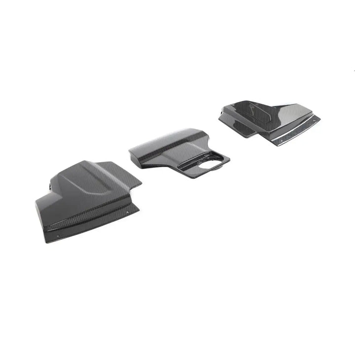 Audi R8 V10 4S Dry Carbon Fiber Engine Bay Cover Kit – 3 Piece Set (2017–2023)