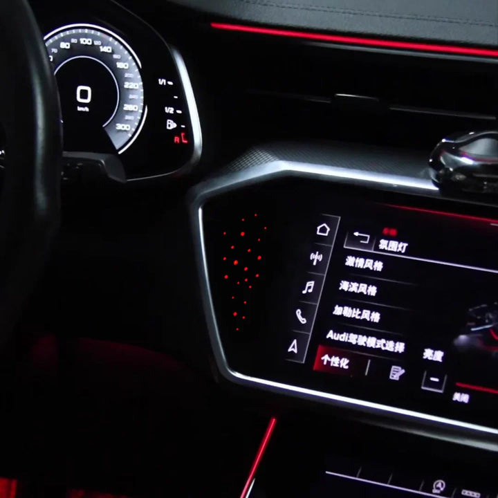 Audi A7 / S7 / RS7 / A6 C8 Interior 64-Color LED Ambient Light Kit 2019 - 2025