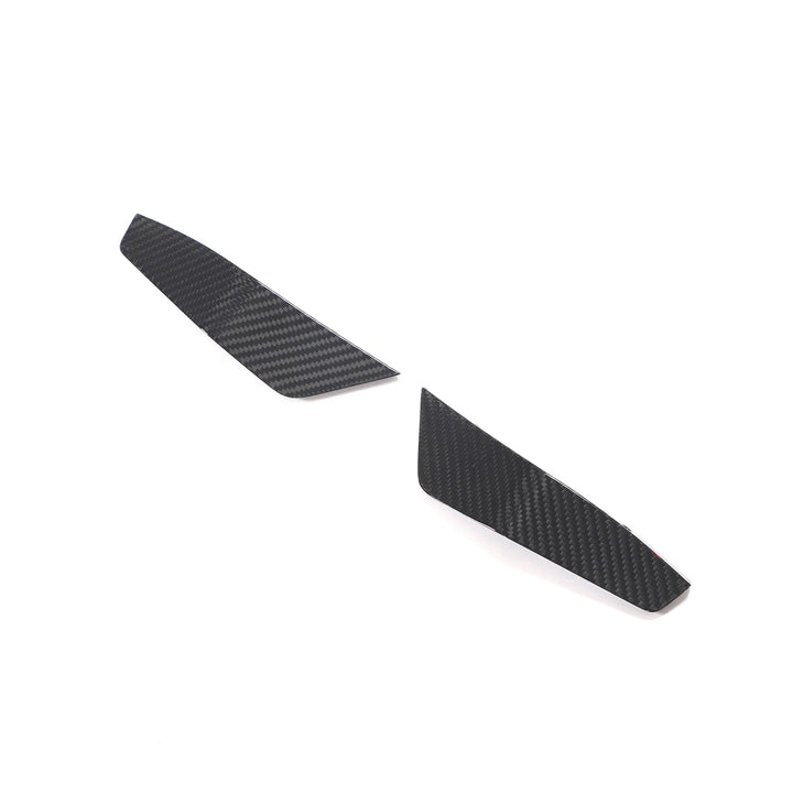 Audi RS7 Sportback 4-Door Dry Carbon Fiber ABT-Style Front Bumper Canards 2020 - 2021