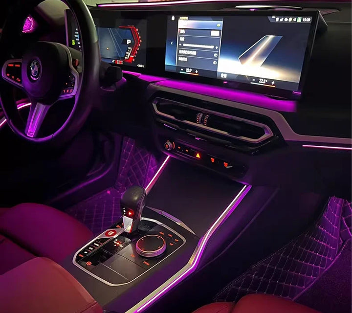 BMW 3 Series G20 / G80 & 4 Series G22 / G82 Center Console Saddle LED Ambient Light Kit 2020 - 2023 (11-Color)