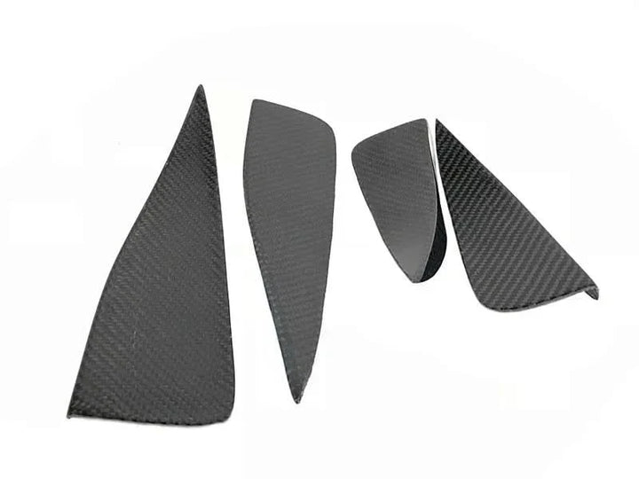 Audi A3 S-Line / S3 Sedan (2017-2019) Carbon Fiber Front Bumper Canards – Facelift Aero Splitter Set (4PC)
