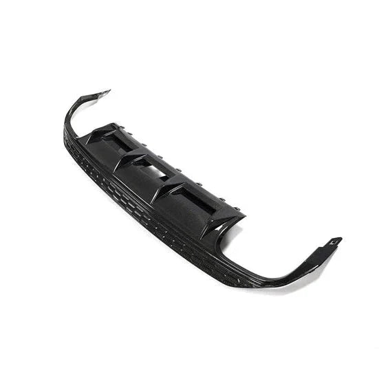 Audi A3 8V S-Line Sedan Carbon Fiber Gloss Black Rear Bumper Diffuser Lip 2016