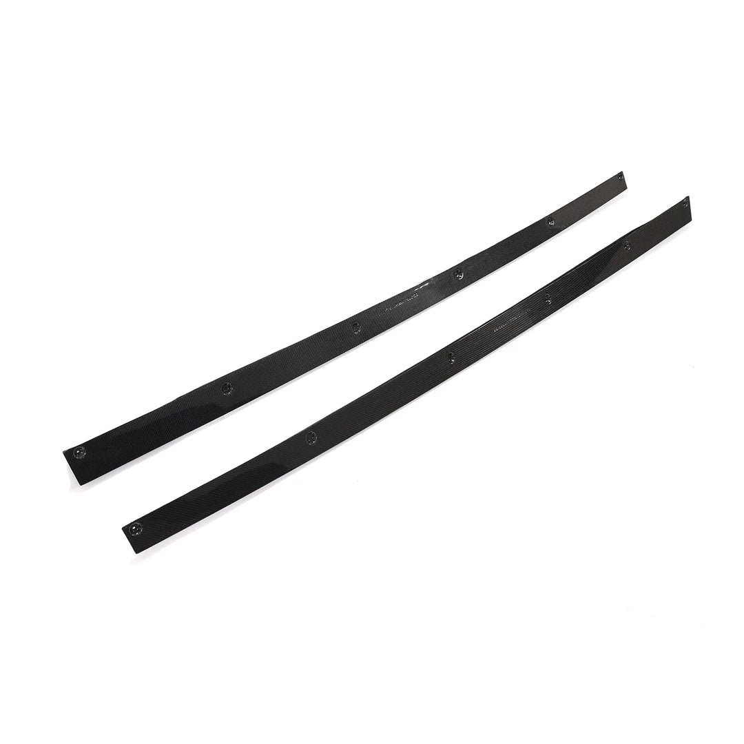 Audi A5 S-Line / S5 B9 Sportback 4-Door Carbon Fiber Side Skirt Extensions 2017 - 2019