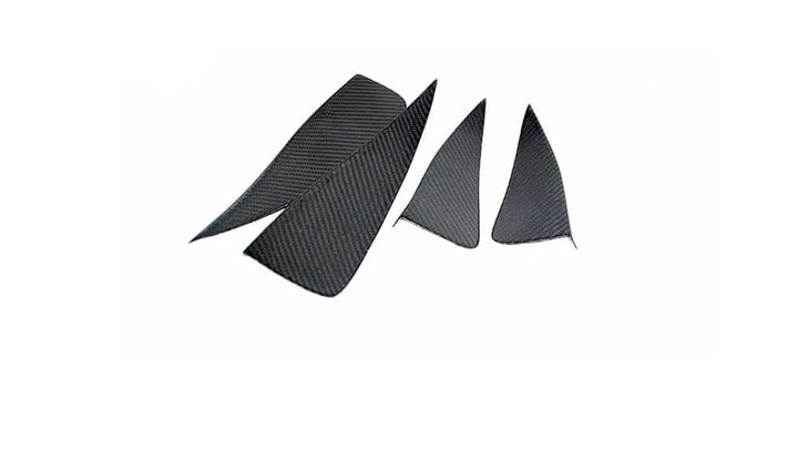 Audi A3 S-Line / S3 Sedan (2017-2019) Carbon Fiber Front Bumper Canards – Facelift Aero Splitter Set (4PC)