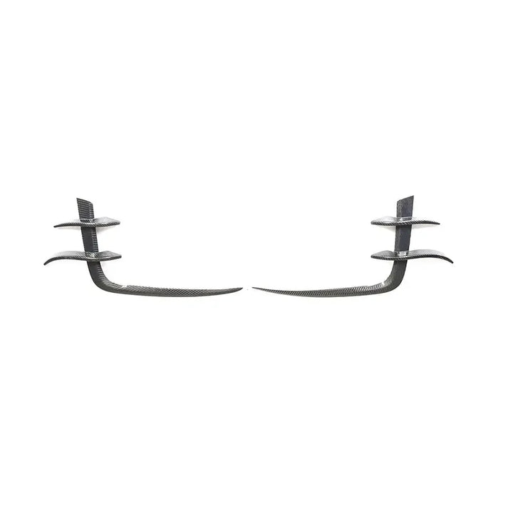 Audi A5 S-Line / S5 B9 Carbon Fiber Front Bumper Canard Fins 2017 - 2019