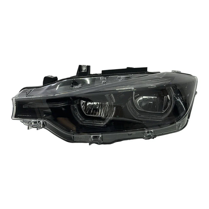 BMW 3 Series F30 / F31 / F35 V3 Smoked Triple-Color LED Headlight Assembly (White / Yellow / Red DRL) 2012 - 2018 (Replaces 63117314531)