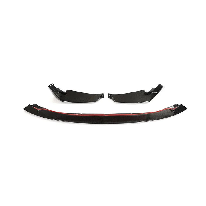 Dry Carbon Fiber CSL Style Front Splitter (3PC) – BMW G80 M3 & G82/G83 M4 (2021+)