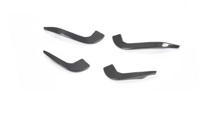 Audi RS3 8V Sedan Carbon Fiber Front Bumper Fins 2017 - 2019