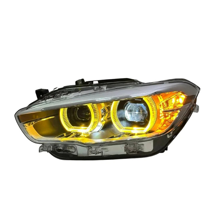 BMW 1 Series F20 / 118i Dual-Color (Yellow / White) LED Headlight Assembly with High / Low Beam 2015 - 2018