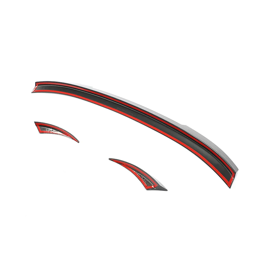 VW Arteon Carbon Fiber Rear Trunk Spoiler – Gloss Black (2019–2023)