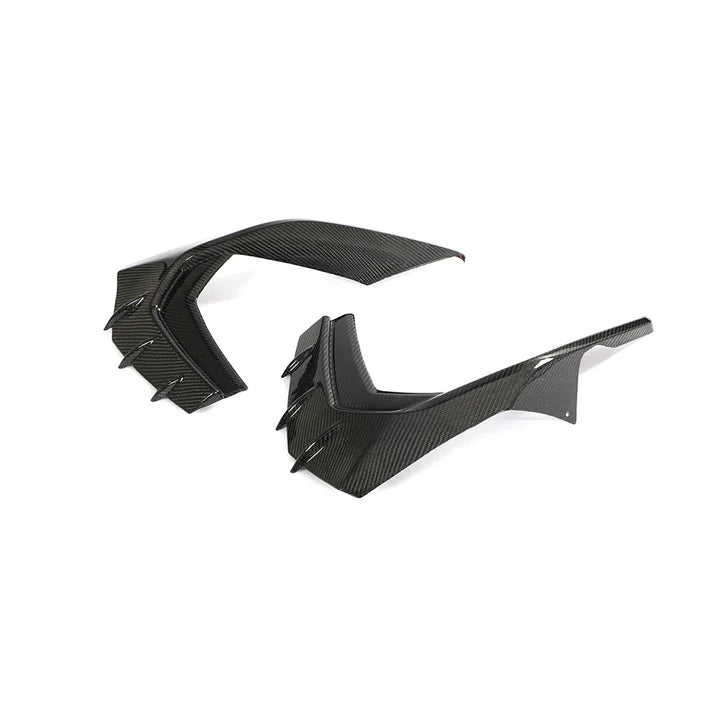 Audi S3 8Y / A3 S-Line Sedan Carbon Fiber Front Bumper Canards 2021 - 2023