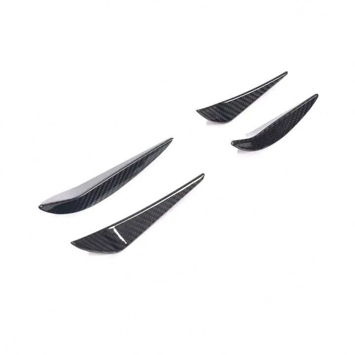 Carbon Fiber Front Bumper Canards (3-Piece Set) – BMW G80 M3 & G82 M4 Coupe (2021–Present)