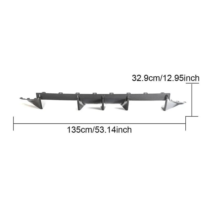 Carbon Fiber Rear Diffuser Lip – BMW M2 G87 Coupe (2022–2024)