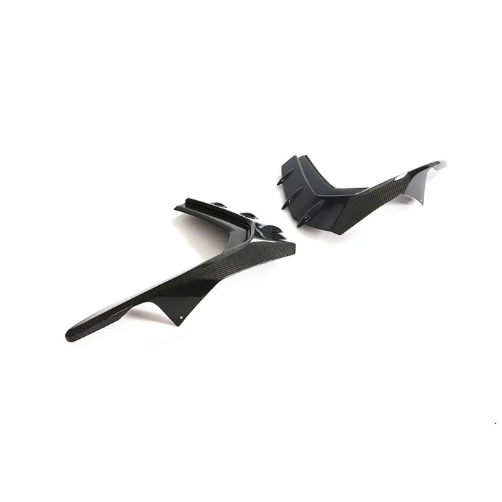 Audi S3 8Y / A3 S-Line Sedan Carbon Fiber Front Bumper Canards 2021 - 2023