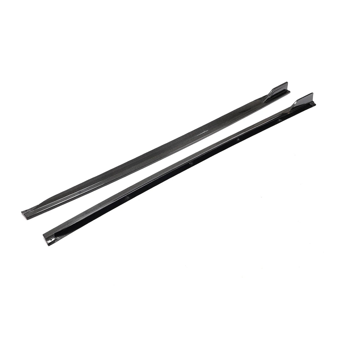 Audi A5 S-Line / S5 B9 Sportback 4-Door Carbon Fiber Side Skirt Extensions 2017 - 2019