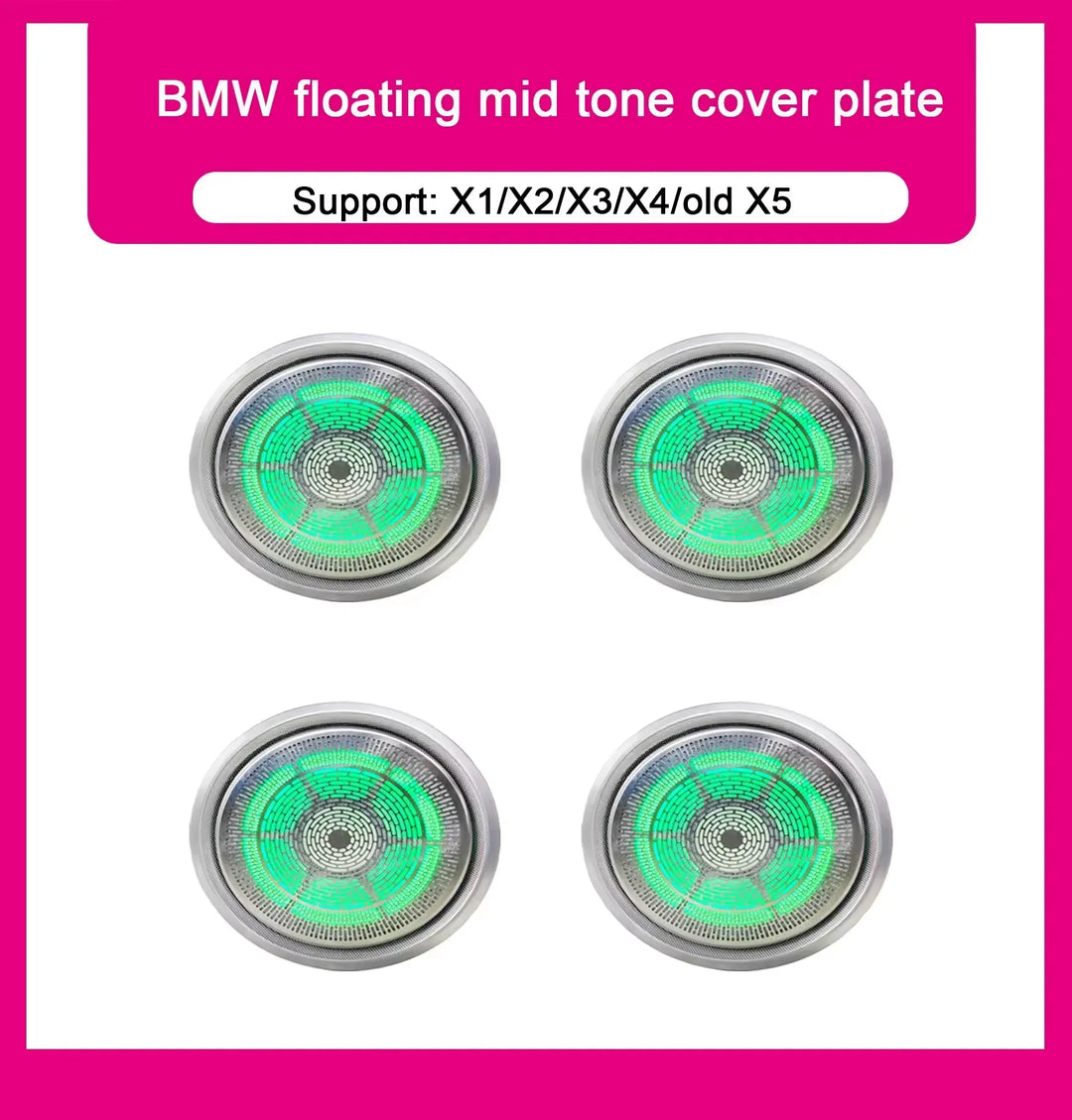 BMW X1 F48 / X2 F49 Interior 64-Color Symphony Starry Sky LED Ambient Light Ribbon Kit 2016 - 2022