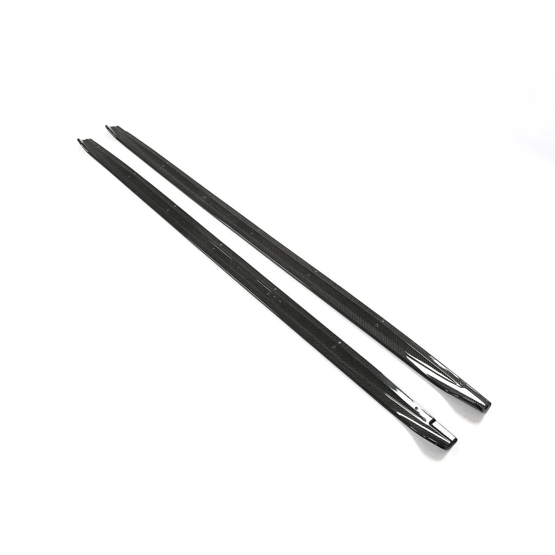 Audi S3 8Y Sedan (2021-2022) Carbon Fiber Side Skirt Extensions – Premium Plus Aero Splitters