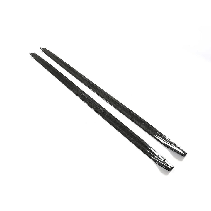 Audi S3 8Y Sedan (2021-2022) Carbon Fiber Side Skirt Extensions – Premium Plus Aero Splitters