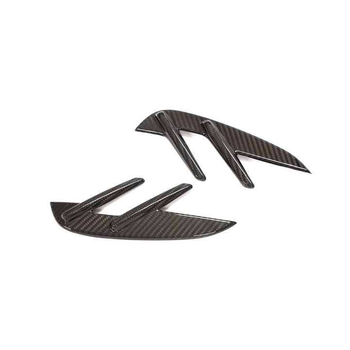 Dry Carbon Fiber Front Fender Vent Trim Set – BMW G80 M3 Competition (2021+)