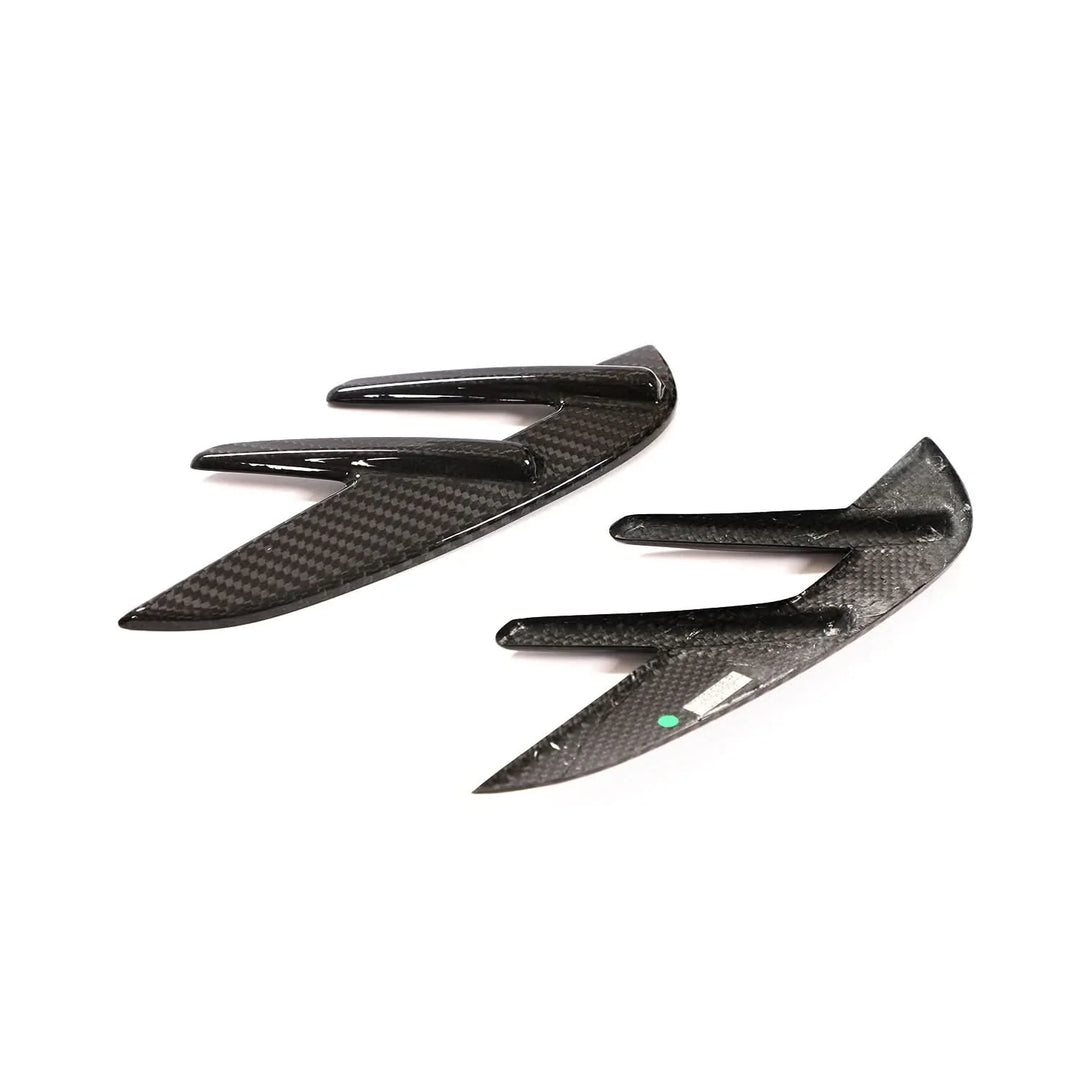 Dry Carbon Fiber Front Fender Vent Trim Set – BMW G80 M3 Competition (2021+)