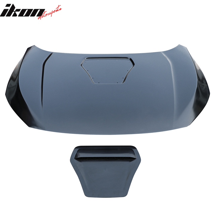 2016-2020 Honda Civic 2/4/5Dr Car Hood Type R Style Unpainted Steel