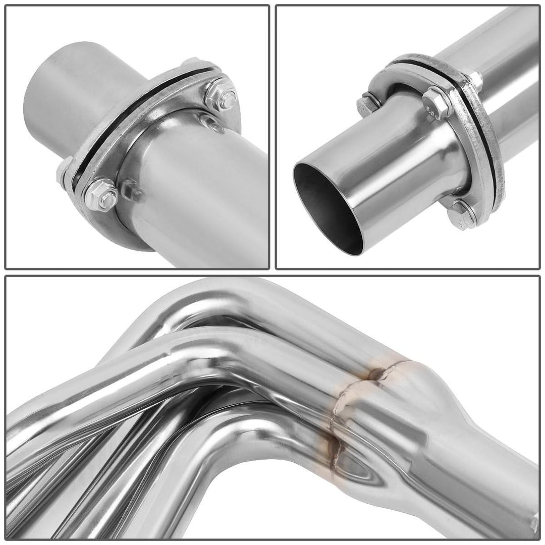 83-87 Ford F-250 F-350 7.5L V8 Long Tube Headers Stainless Steel