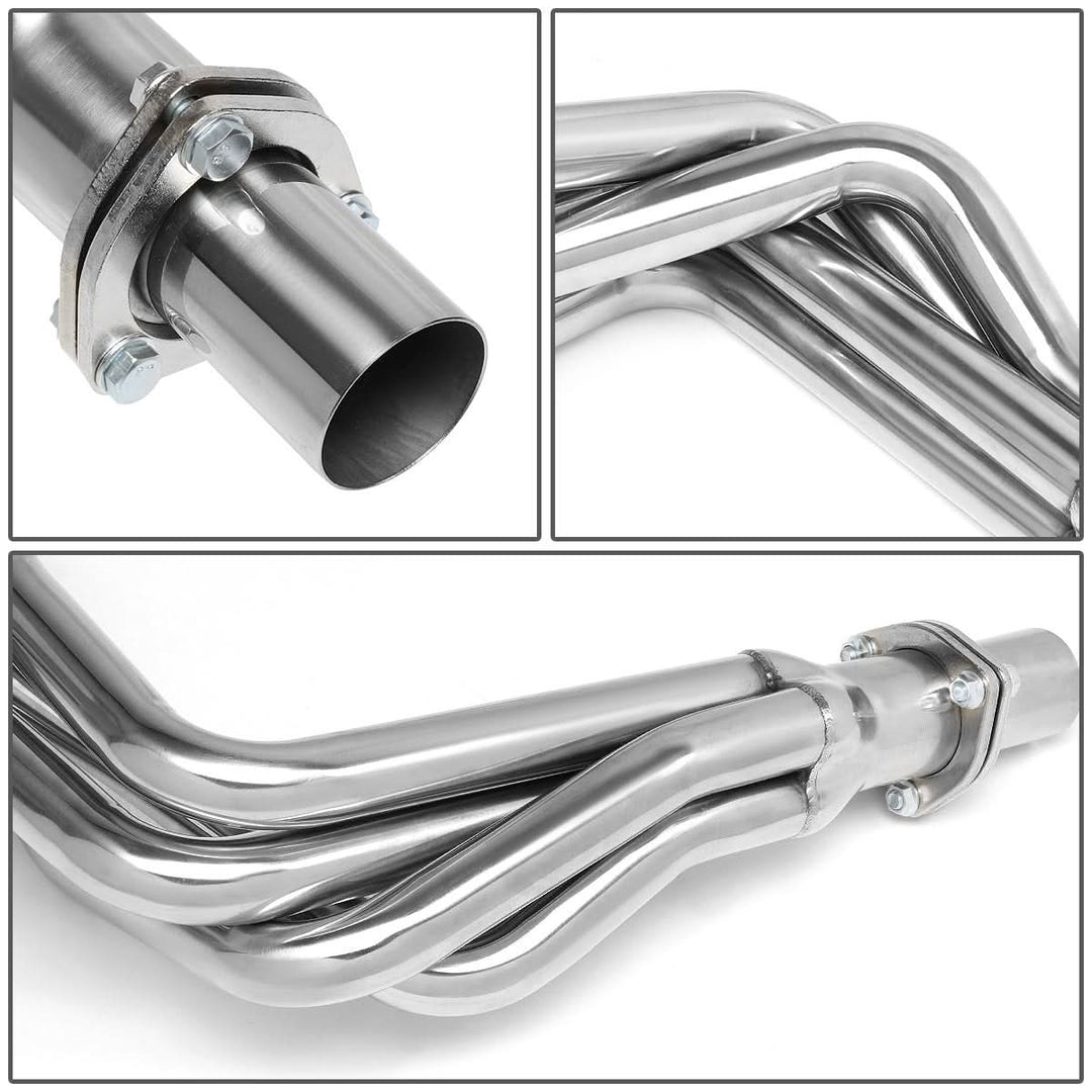 80-82 Ford F-150 F-250 F-350 5.8L 6.6L V8 Long Tube Header Stainless Steel