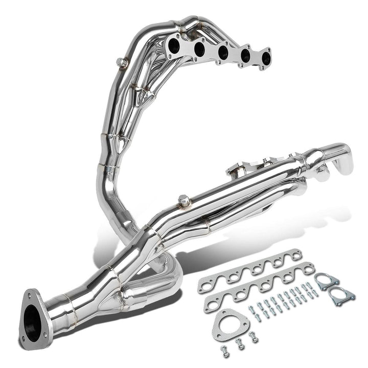 99-04 Ford F-250 SD F-350 SD 6.8L V10 Long Tube Header Stainless Steel