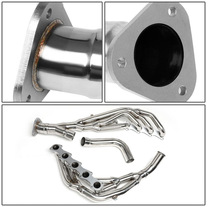 99-04 Ford F-250 SD F-350 SD 6.8L V10 Long Tube Header Stainless Steel