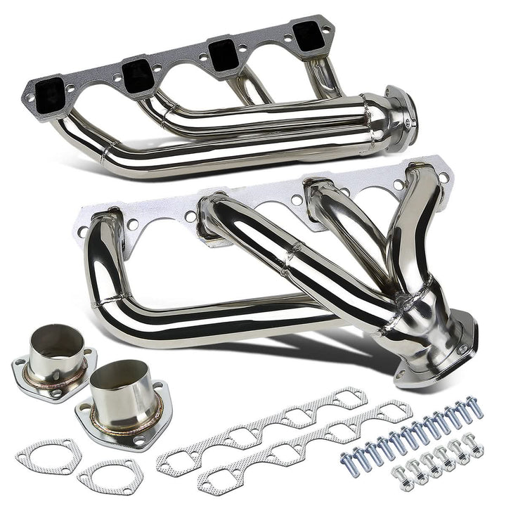 62-77 Ford Falcon Mustang Fairlane Cougar Maverick Shorty Headers Stainless Steel